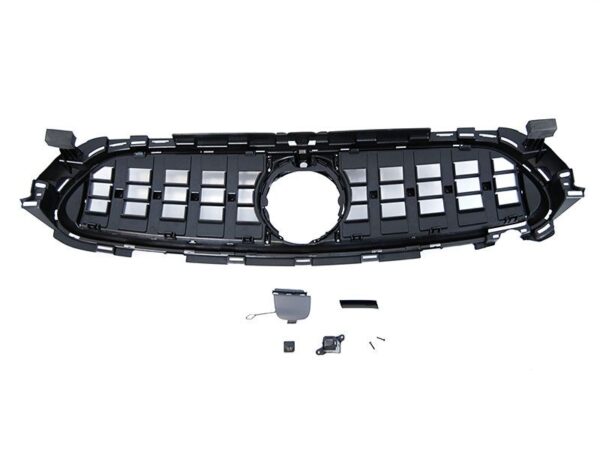 Grill Mercedes W213 SPORT 20-23 Sport Style Blank Svart – bilde 4 av 4