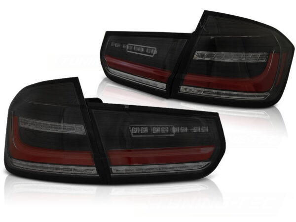 Baklykter BMW F30 11-18 Sedan F30 LED Bar SEQ Svart/Røykfarget – bilde 1 av 4
