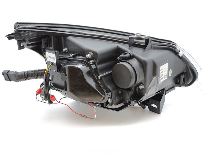 Frontlykter BMW E60/E61 03-04 Xenon D2S CCFL Angel Eyes Svart LED Blinklys - Bilde 3