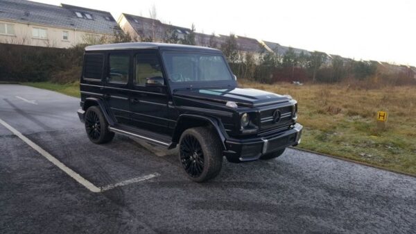 Frontlykter Mercedes W461 W463 G-Class 92-06 Svart – bilde 7 av 7