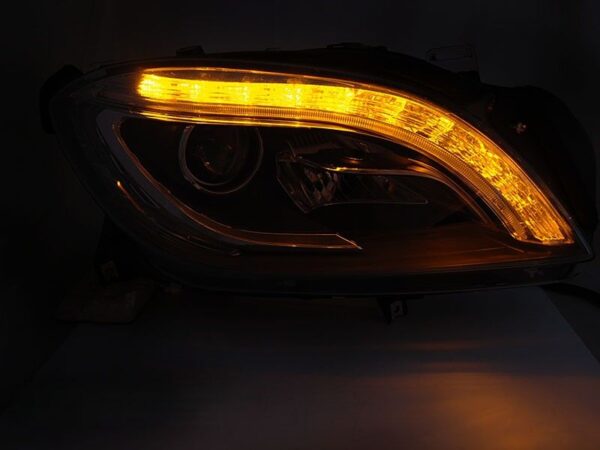 Frontlykter Mercedes M-Class W166 11-15 Svart LED – for halogen – bilde 4 av 5