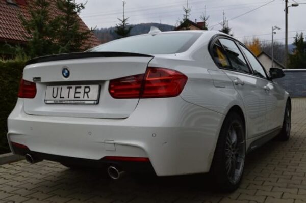 Lyddemper BMW F30 M-Pakiet 2011-2015 Sedan 320iX 135kW rustfritt stål Ø90 – bilde 6 av 7
