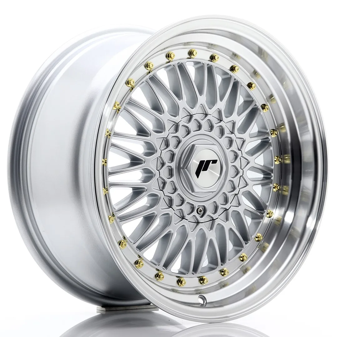 Felg Japan Racing JR9 17x8,5 ET20 5x112/120 sølv med bearbeidet leppe