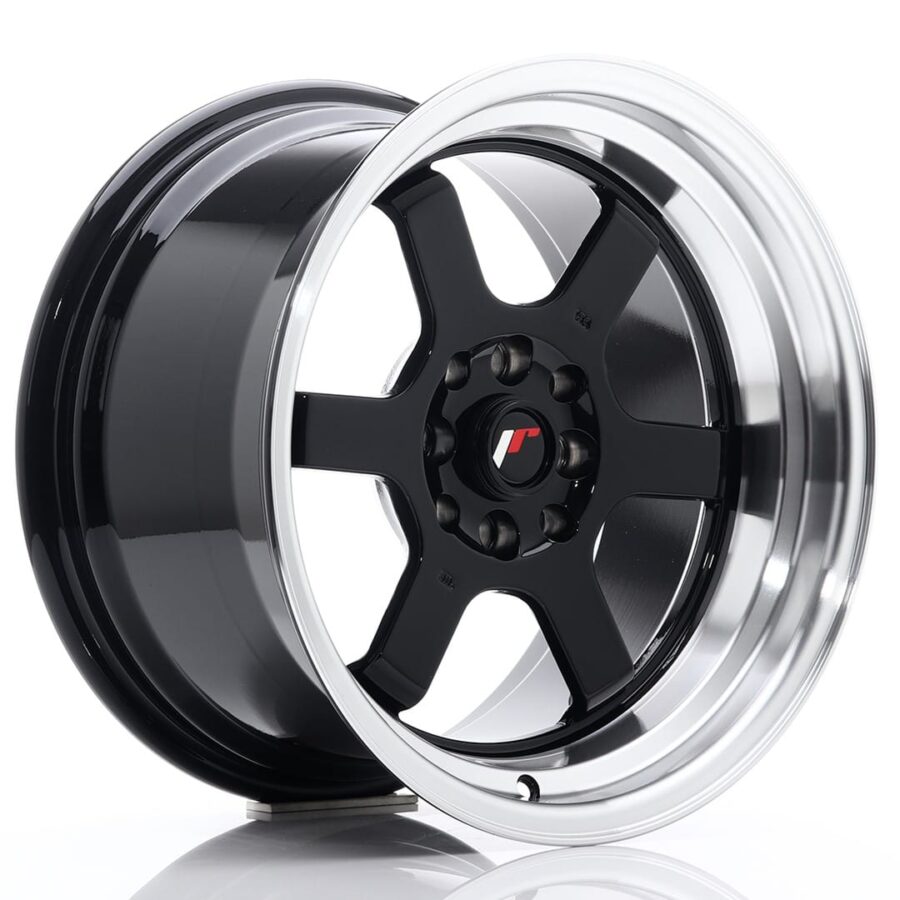 Felg Japan Racing JR12 16x9 ET10 4x100/114 Glans svart