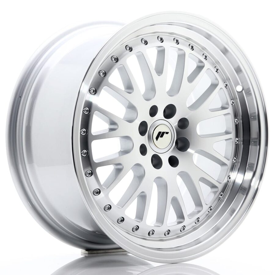 Felg Japan Racing JR10 17x8 ET35 5x100/114 sølvbearbeidet front