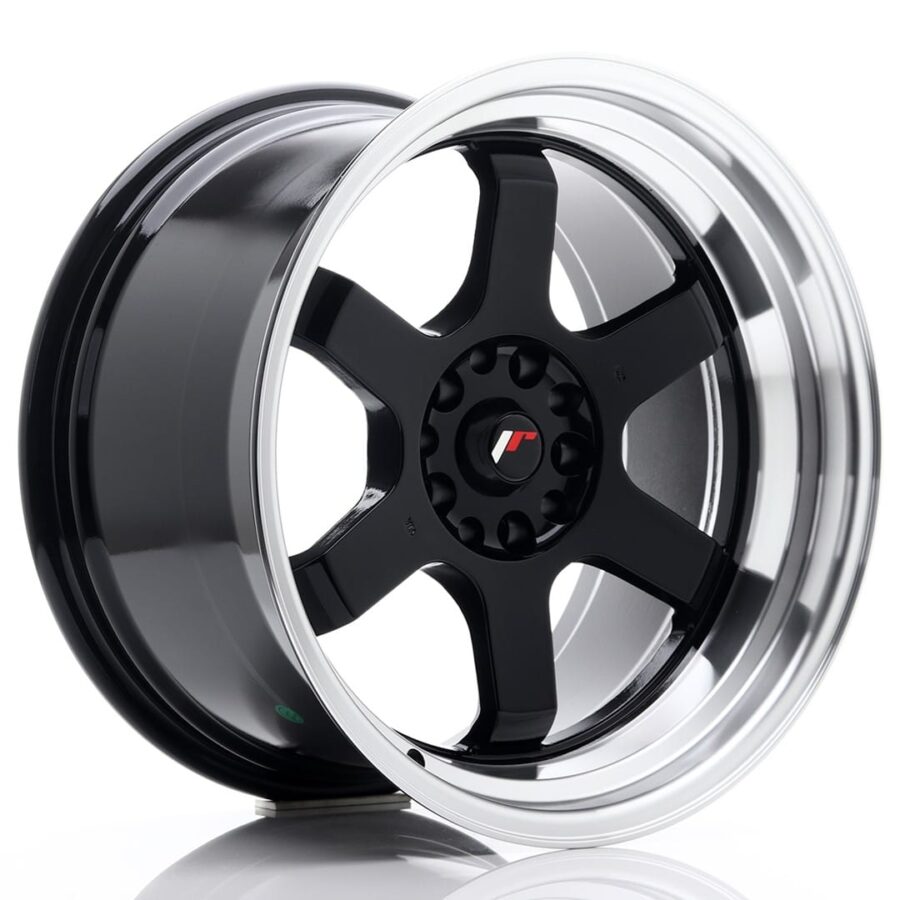 Felg Japan Racing JR12 18x10 ET0 5x114/120 Glans Svart