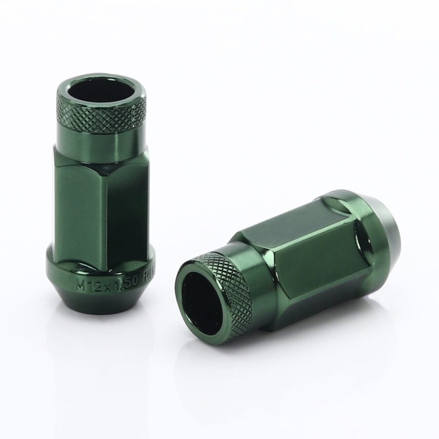 Hjulmuttere Japan Racing Nuts JN1 12x1,5 Green – bilde 1 av 2