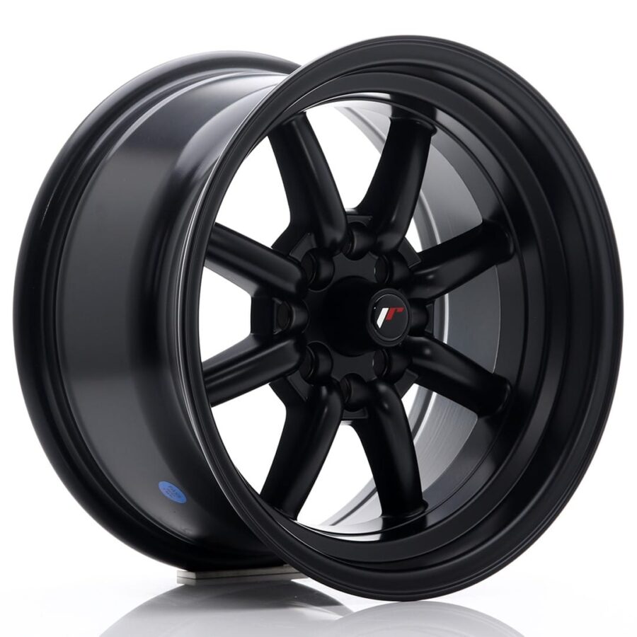 Felg Japan Racing JR19 15x8 ET0 4x100/114 Matt svart