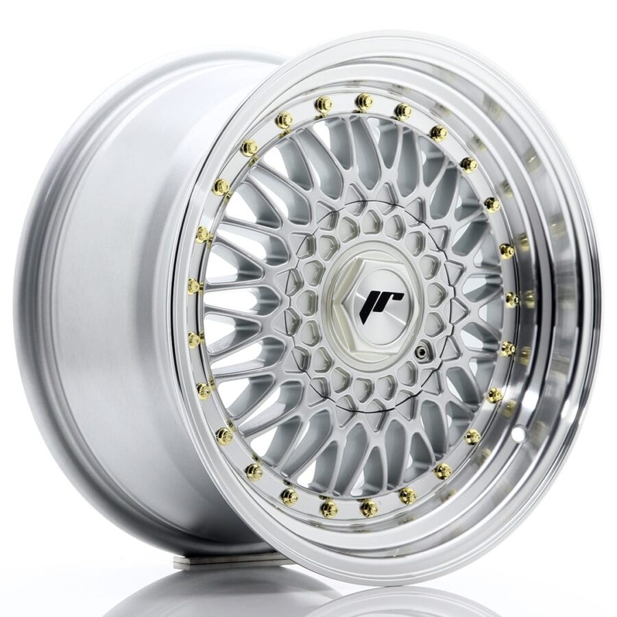 Felg Japan Racing JR9 16x8 ET25 BLANK Sølv med Machined Lip