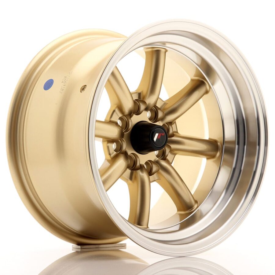 Felg Japan Racing JR19 15x9 ET-13 4x100/114 gull
