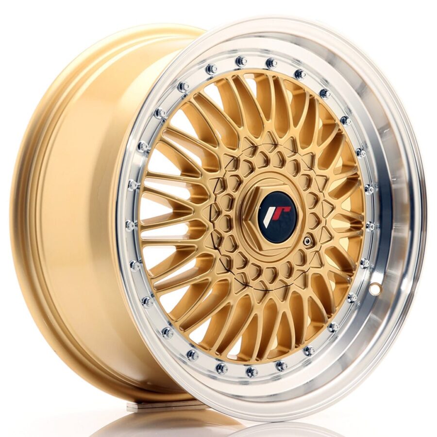Felg Japan Racing JR9 17x7,5 ET20-35 BLANK Gull med bearbeidet leppe