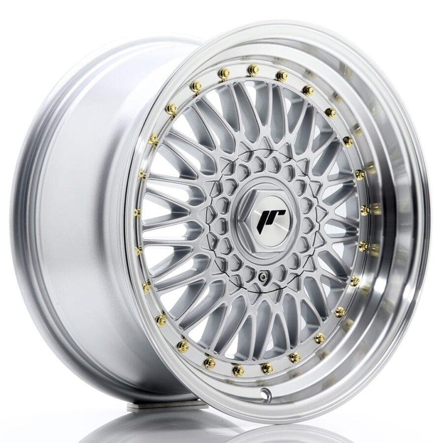 Felg Japan Racing JR9 17x8,5 ET20 4x100/108 sølv med bearbeidet leppe