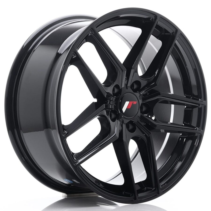Felg Japan Racing JR25 18x8,5 ET40 5x112 Glans Svart
