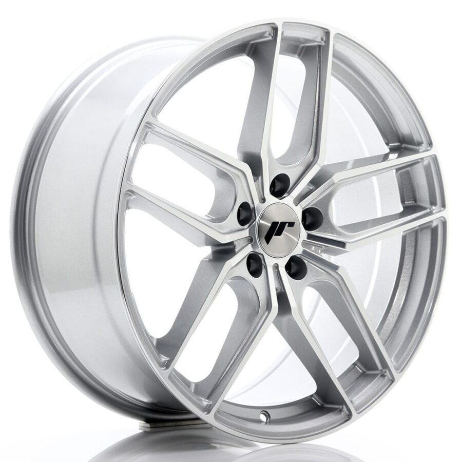 Felg Japan Racing JR25 19x8,5 ET40 5x112 sølvbearbeidet front