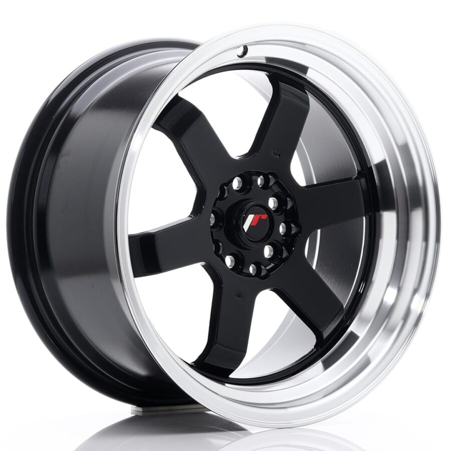 Felg Japan Racing JR12 17x9 ET25 5x112/120 Glans Svart