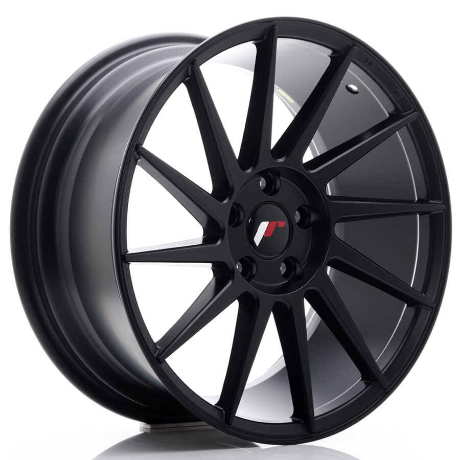 Felg Japan Racing JR22 18x8,5 ET40 5x112 Matt Svart