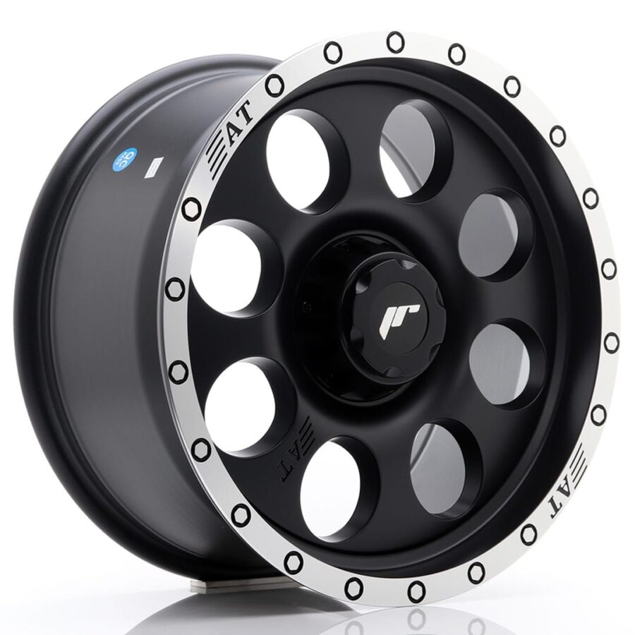 Felg Japan Racing JRX4 17x8,5 ET20-35 BLANK Matt Black med Machined Lip