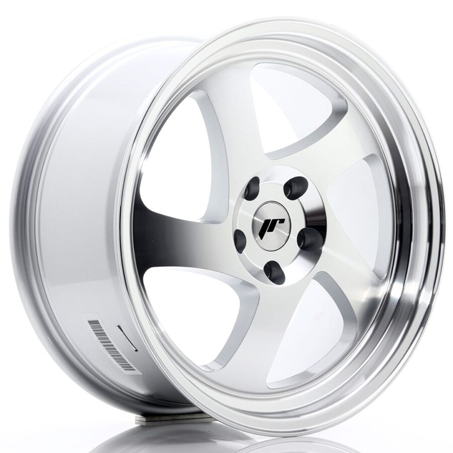 Felg Japan Racing JR15 18x8,5 ET40 5x112 maskinbearbeidet sølv