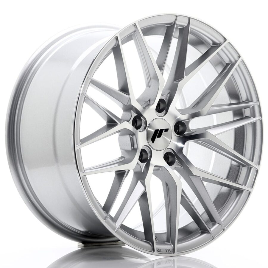Felg Japan Racing JR28 18x9,5 ET35 5x120 sølvbearbeidet front