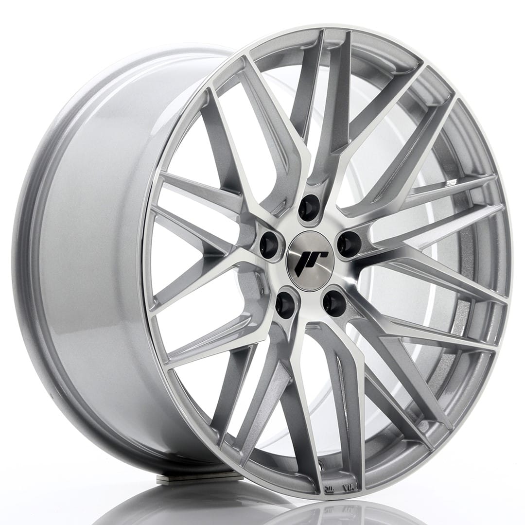 Felg Japan Racing JR28 19x9,5 ET35 5x120 sølvbearbeidet front
