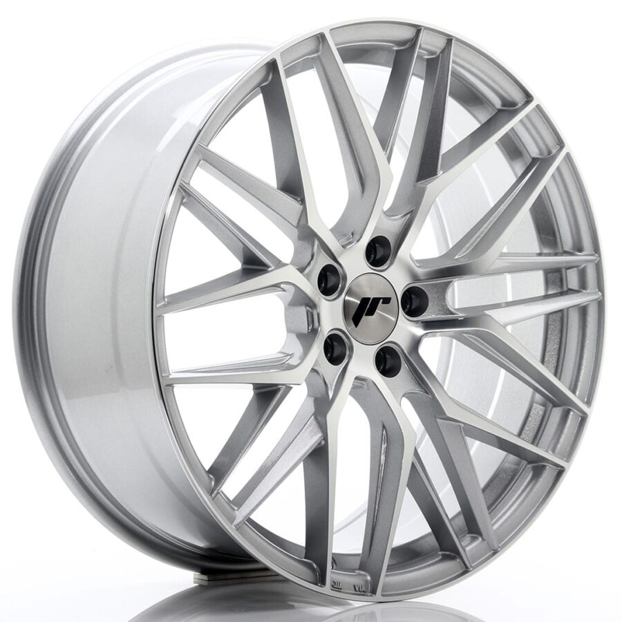 Felg Japan Racing JR28 20x8,5 ET40 5x112 sølvbearbeidet front