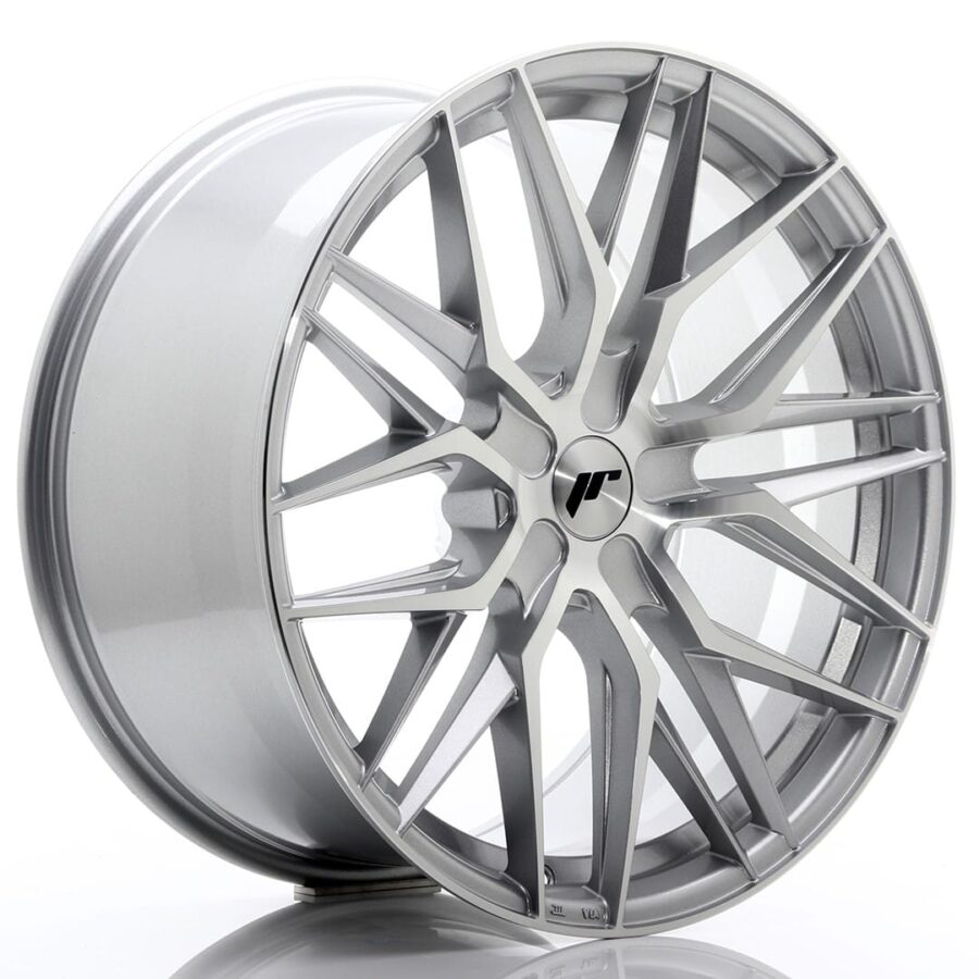 Felg Japan Racing JR28 21x10,5 ET15-55 5H BLANK Sølvbearbeidet front