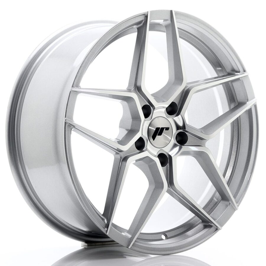 Felg Japan Racing JR34 19x8,5 ET35 5x120 sølvbearbeidet front