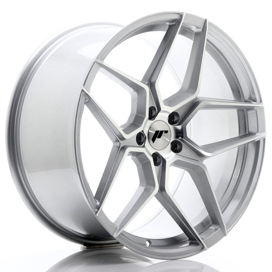 Felg Japan Racing JR34 20x10 ET40 5x112 sølvbearbeidet front