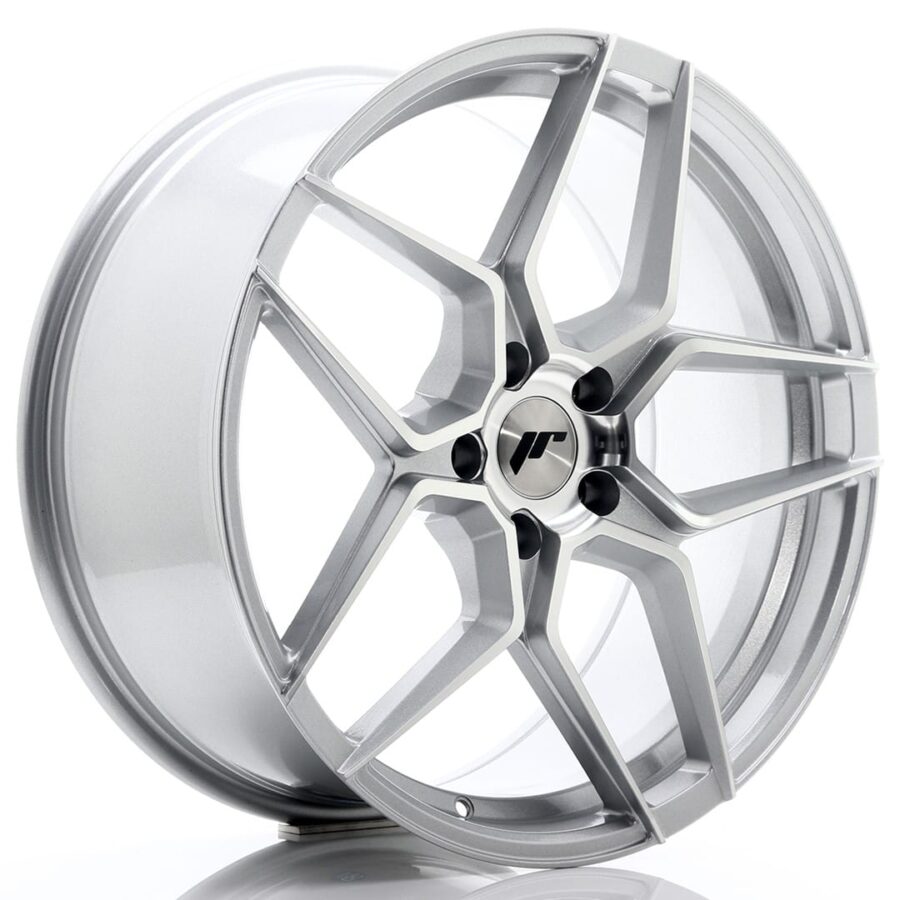 Felg Japan Racing JR34 20x9 ET40 5x112 Sølv maskinert front