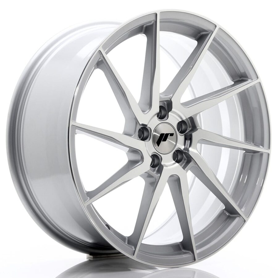 Felg Japan Racing JR36 20x9 ET35 5x120 Sølv børstet ansikt