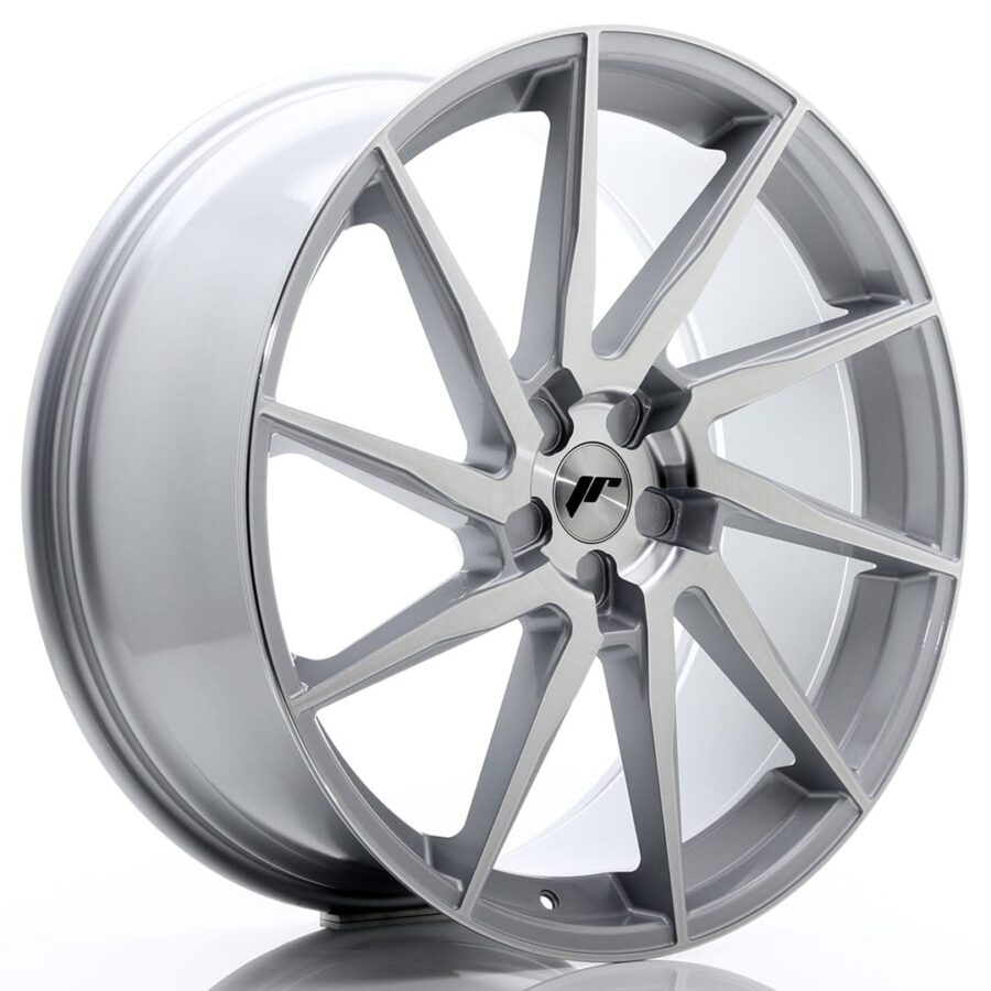 Felg Japan Racing JR36 23x10 ET30-55 5H BLANK Sølv børstet ansikt