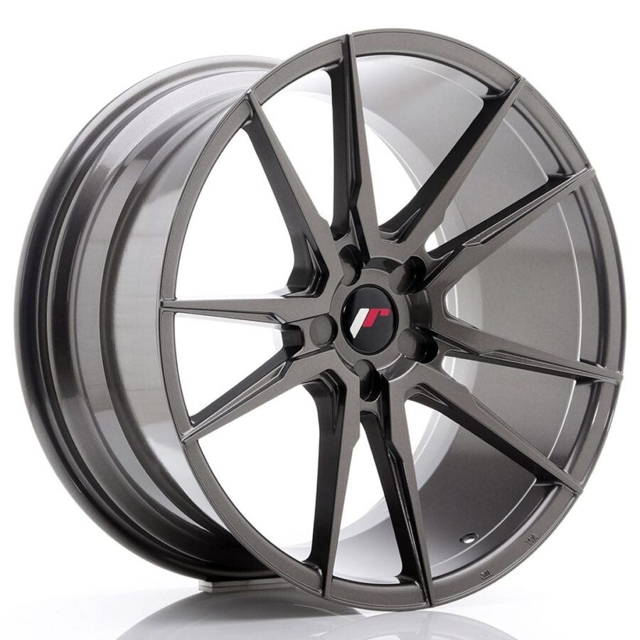 Felg Japan Racing JR21 20x10 ET40 5H Blank Hyper Grå