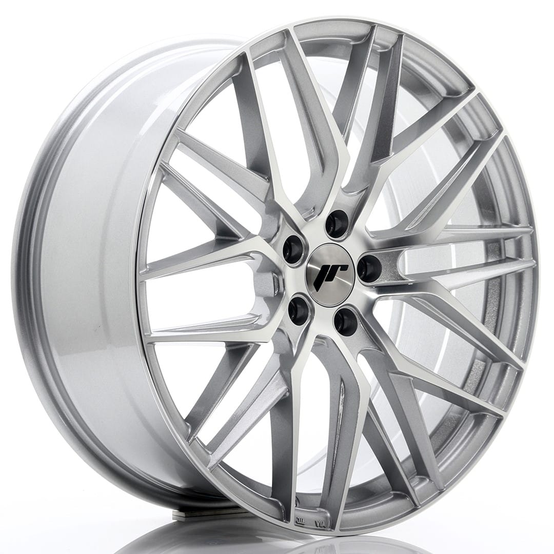 Felg Japan Racing JR28 20x8,5 ET35 5x120 sølvbearbeidet front