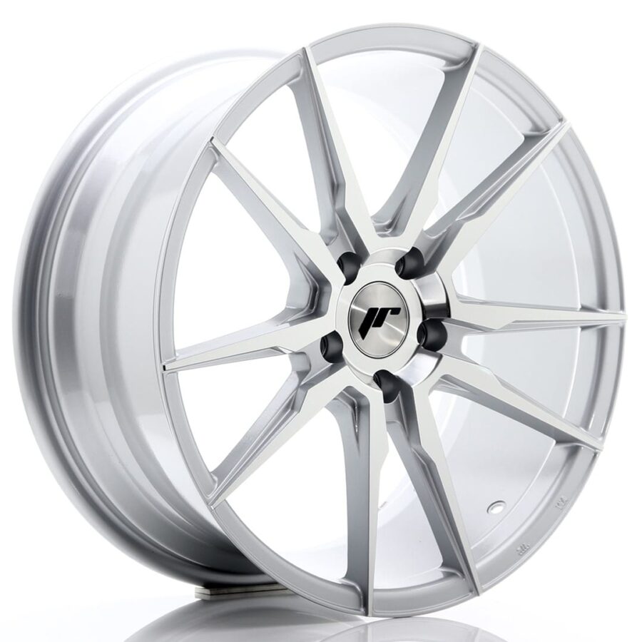 Felg Japan Racing JR21 19x8,5 ET40 5x108 sølvbearbeidet front
