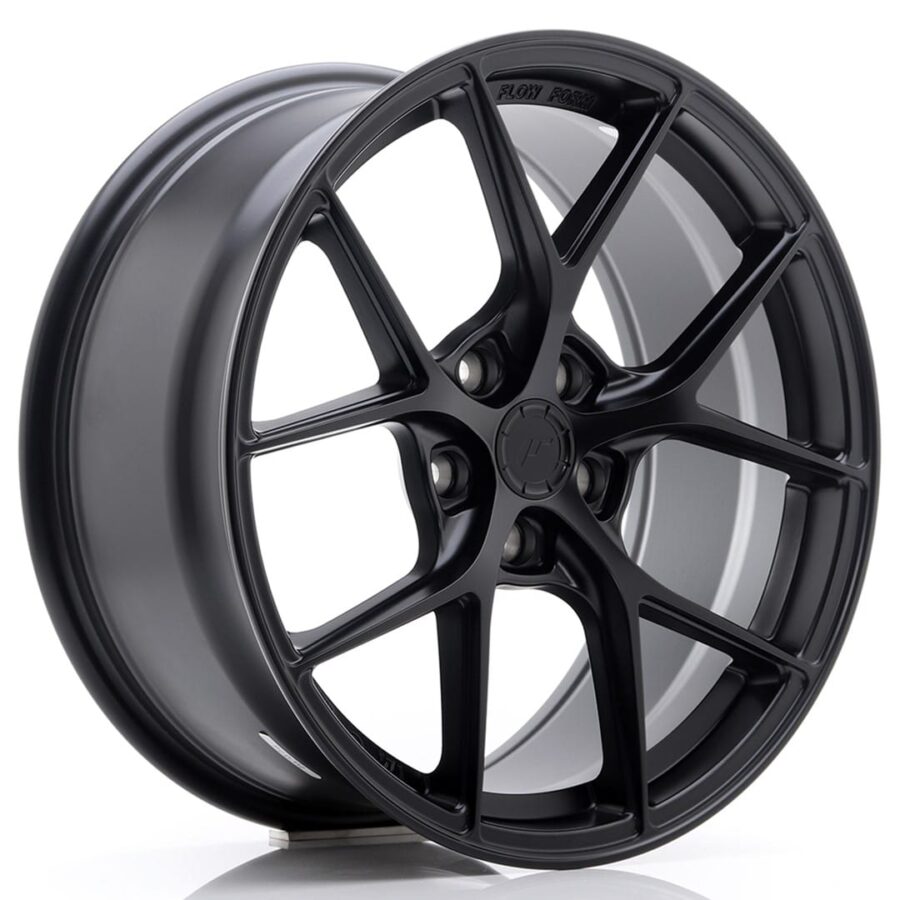 Felg Japan Racing SL01 18x8 ET40 5x112 Matt Sort