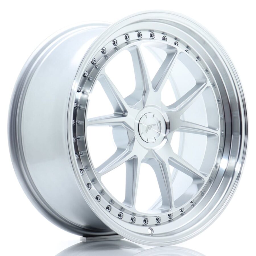 Felg Japan Racing JR39 19x8,5 ET15-35 5H BLANK Sølvbearbeidet front