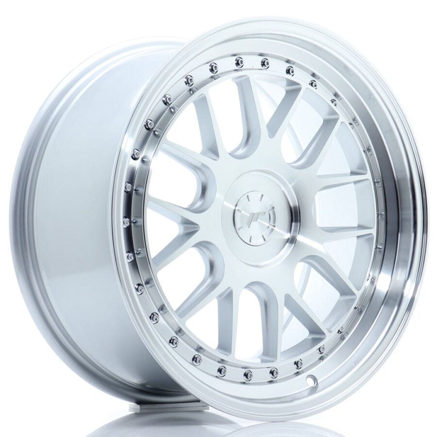 Felg Japan Racing JR40 18x8,5 ET35 5H BLANK Sølvbearbeidet front