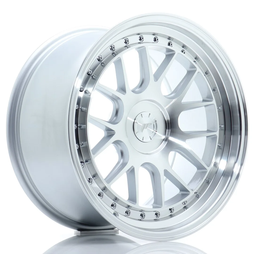 Felg Japan Racing JR40 18x9,5 ET15-35 5H BLANK Sølvbearbeidet front