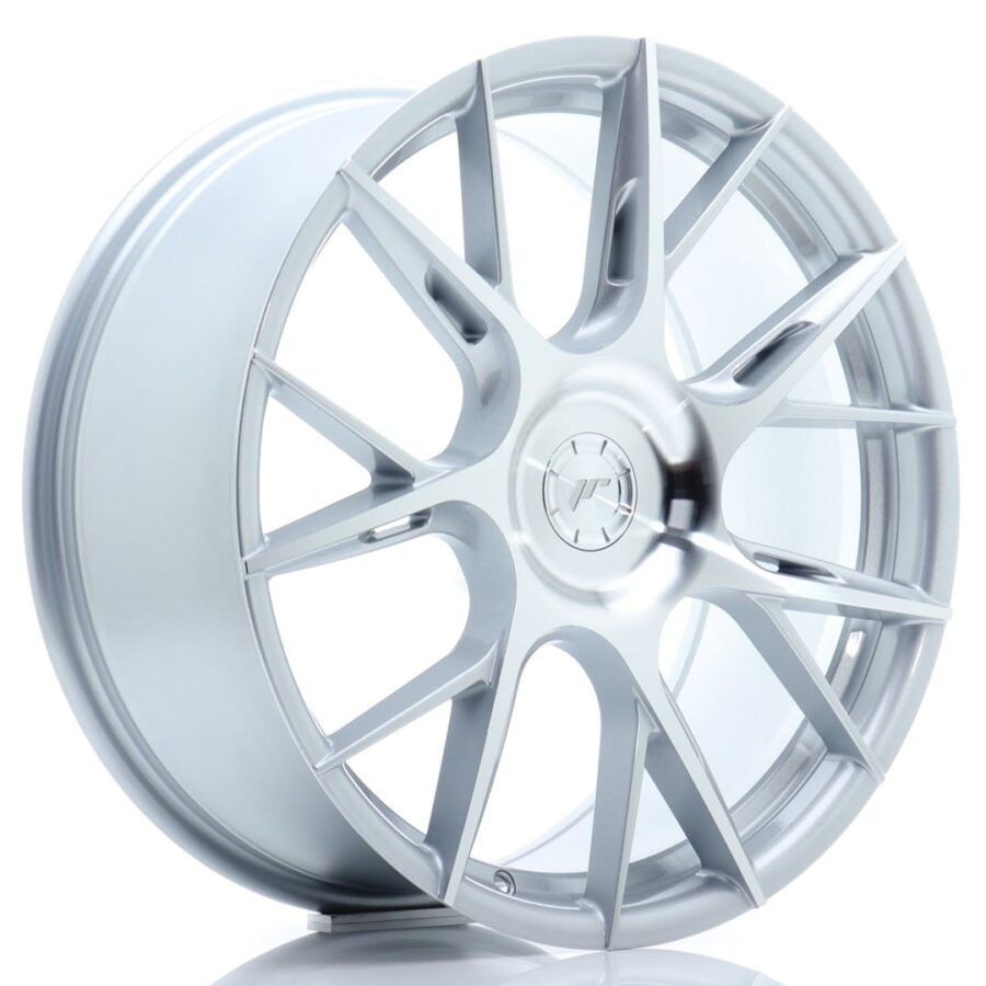 Felg Japan Racing JR42 19x8,5 ET25-45 5H BLANK Sølvbearbeidet front
