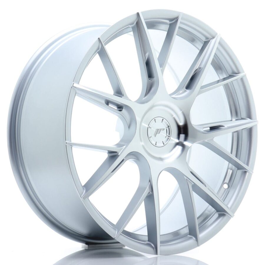Felg Japan Racing JR42 20x8,5 ET20-45 5H BLANK Sølvbearbeidet front