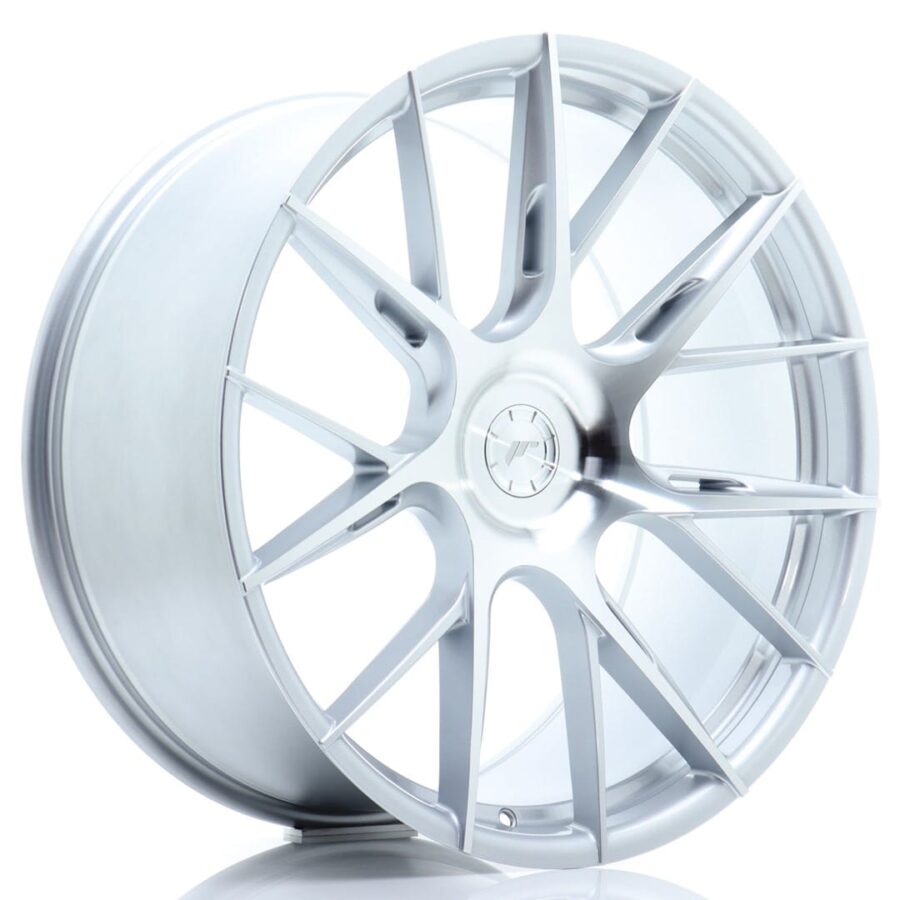 Felg Japan Racing JR42 22x11,5 ET20-52 5H BLANK Sølvbearbeidet front