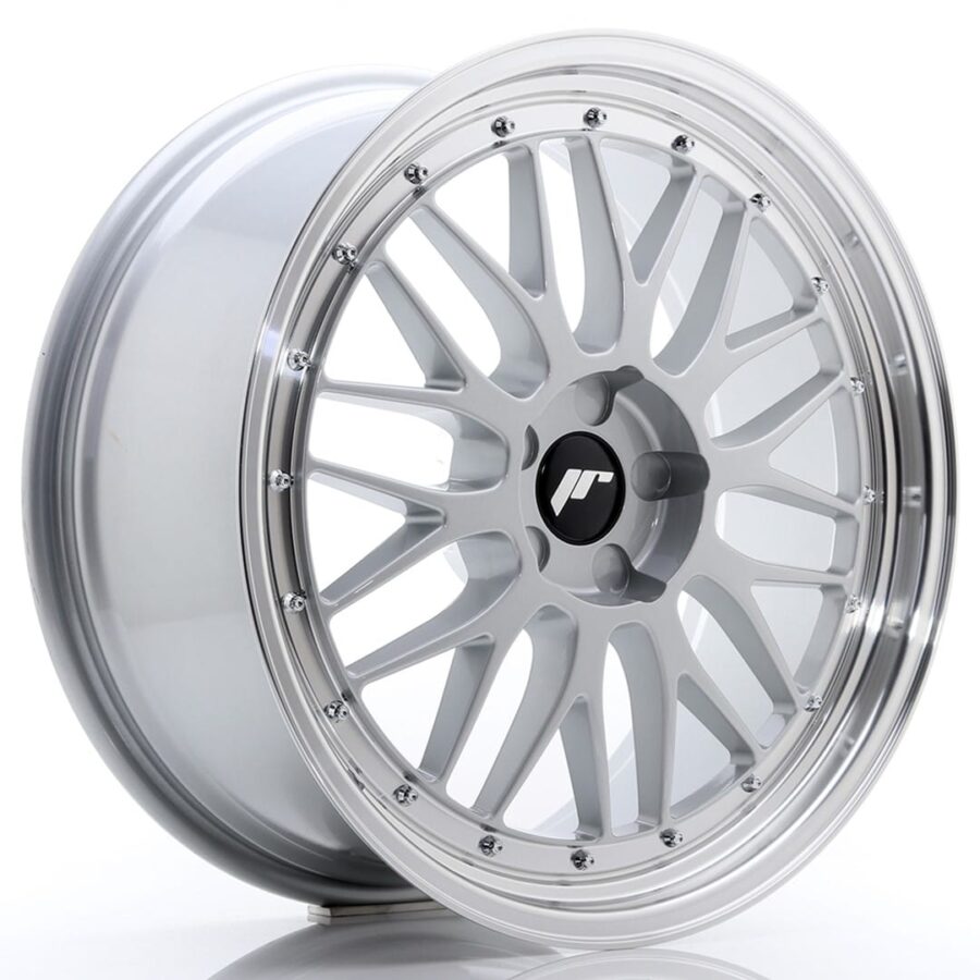 Felg Japan Racing JR23 20x8,5 ET35 5x120 Hyper Silver med Machined Lip