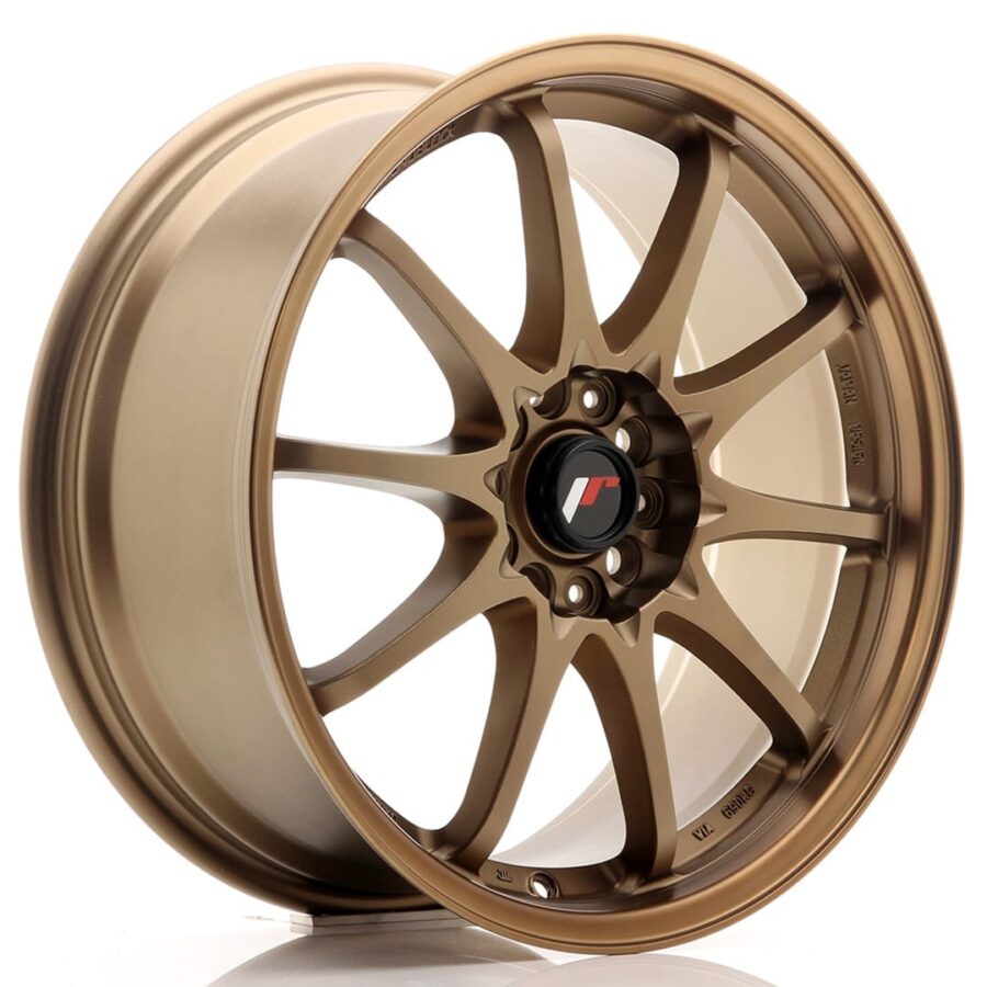 Felg Japan Racing JR5 18x8 ET35 5x100 mørk anodisert bronse