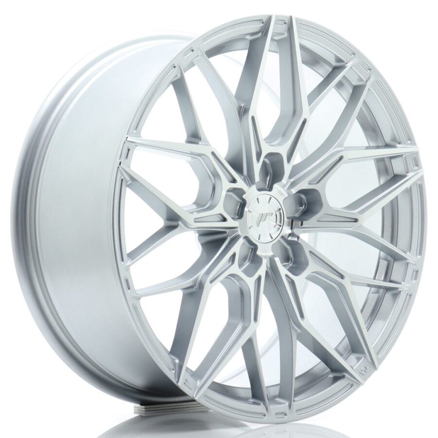 Felg Japan Racing JR46 18x8 ET20-45 5H BLANK Sølv med  maskinbearbeidet front