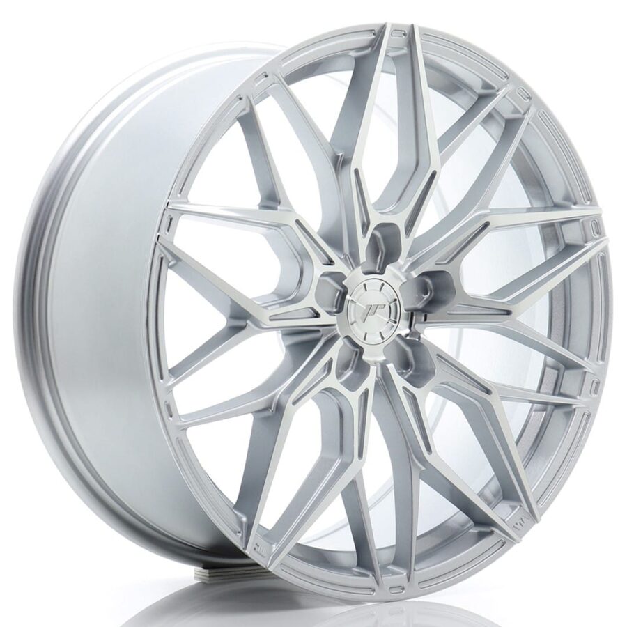 Felg Japan Racing JR46 19x8,5 ET20-45 5H BLANK Sølv med  maskinbearbeidet front