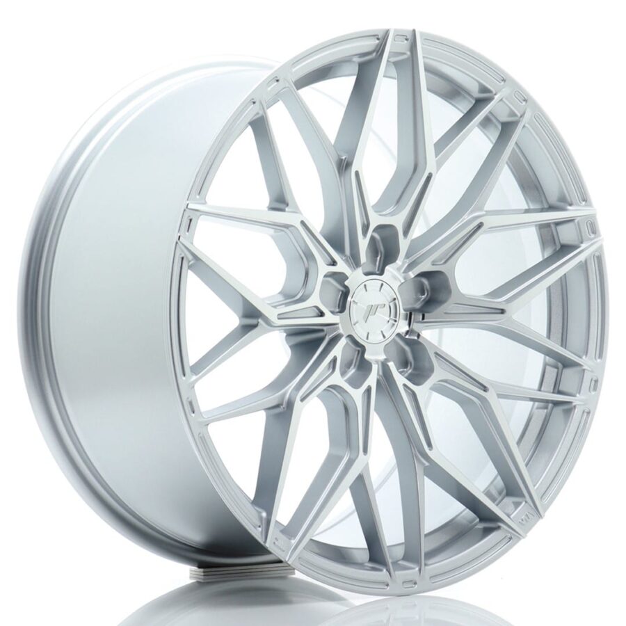Felg Japan Racing JR46 19x9 ET20-40 5H BLANK Sølv med bearbeidet front