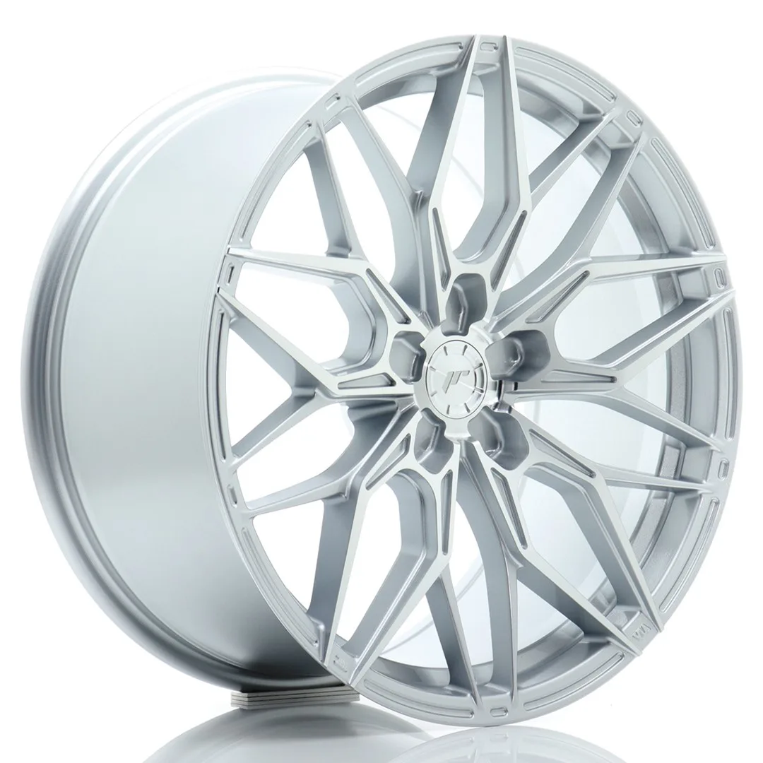 Felg Japan Racing JR46 19x9 ET20-40 5H BLANK Sølv med bearbeidet front