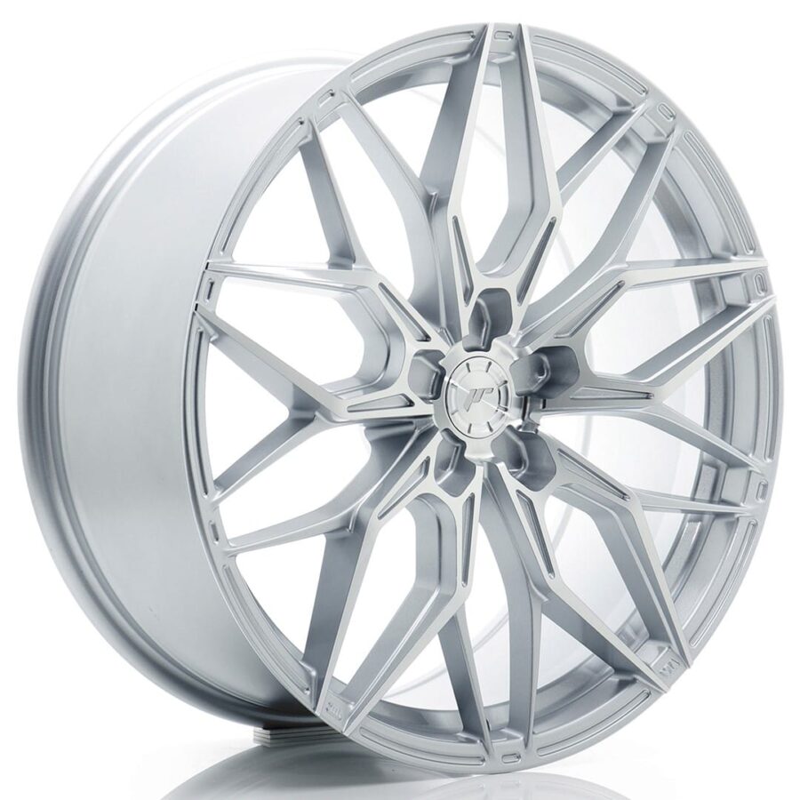Felg Japan Racing JR46 20x8,5 ET20-45 5H BLANK Sølv med  maskinbearbeidet front