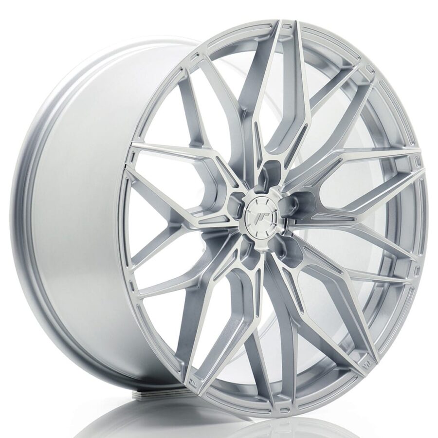 Felg Japan Racing JR46 20x9,5 ET20-40 5H BLANK Sølv med  maskinbearbeidet front