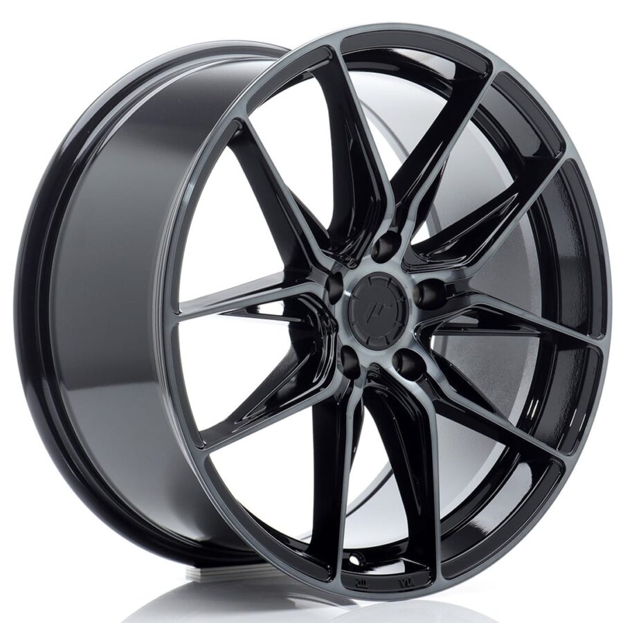 Felg Japan Racing JR44 18x8,5 ET45 5x112 svart maskinbearbeidet med tonet front – bilde 1 av 2